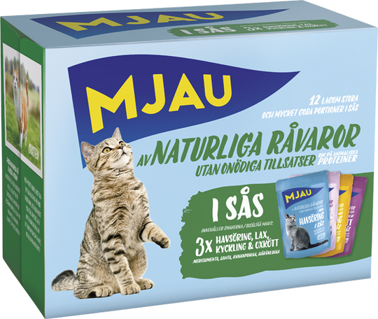 Kött- & Fisksmaker i Sås Multipack - 12 x 85 g