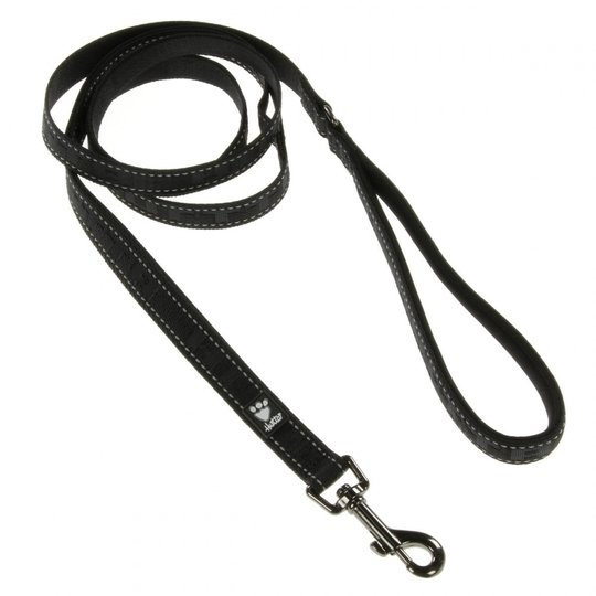 Hurtta Casual Reflexkoppel 180 cm (Svart)