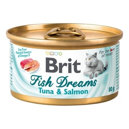 Brit Fish Dreams Tonfisk & Lax 80 g