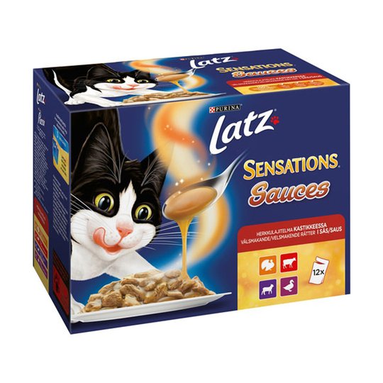 Latz Sensations Kött i Sås 12x100 g