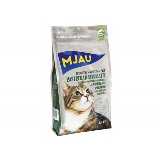 Mjau Kastrerad Utekatt (1,4 kg)