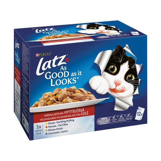 Latz As Good As It Looks Kött i Gelé 12x100 g
