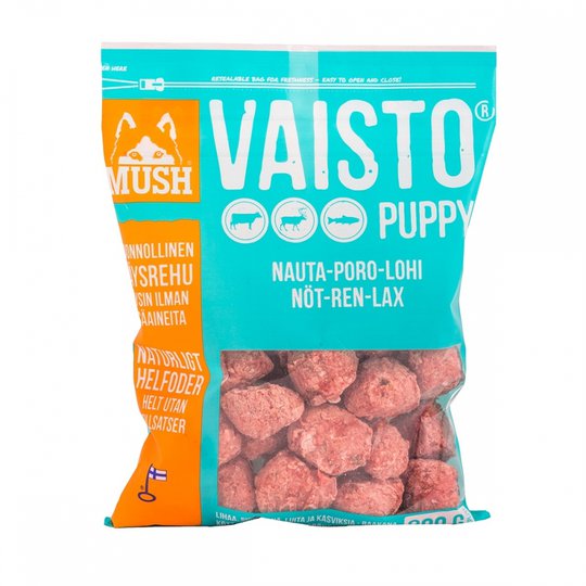 Vaisto Puppy Nöt-Ren-Lax Köttbullar