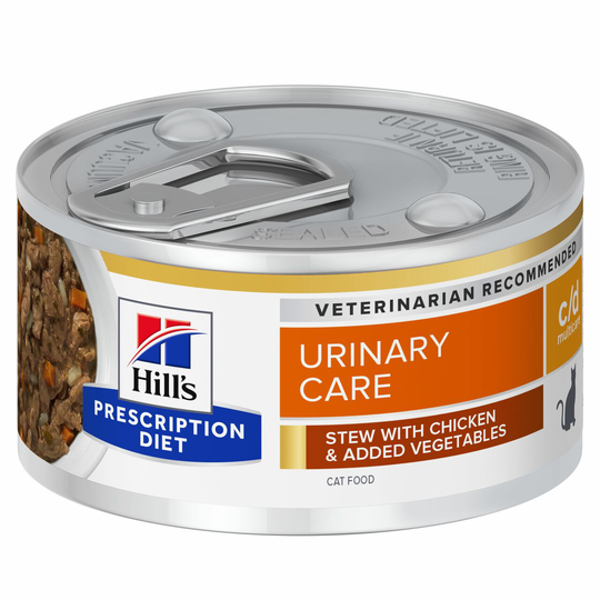 Prescription Diet c/d Multicare Urinary Care Stew Våtfoder till Katt med Kyckling & Grönsaker - 24 st x 82 g