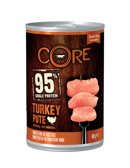 Dog 95 Turkey & Kale - 6 x 400 g