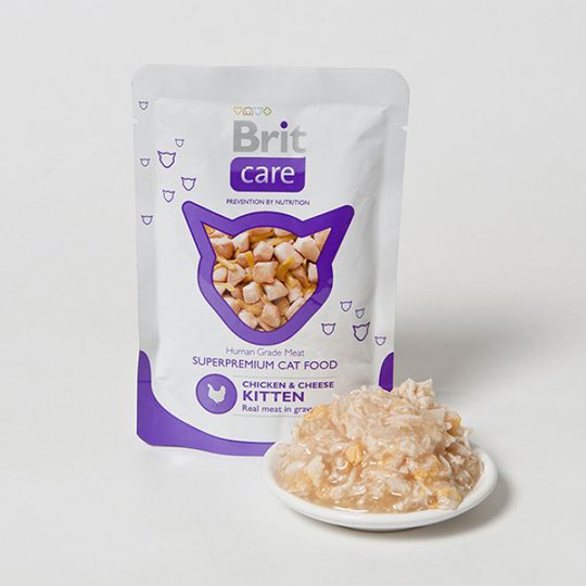 Brit Care Kitten Chicken & Cheese Pouch