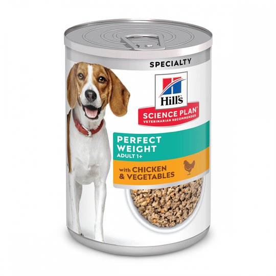 Hill's Science Plan Dog Adult Perfect Weight Chicken & Vegetables 363 g