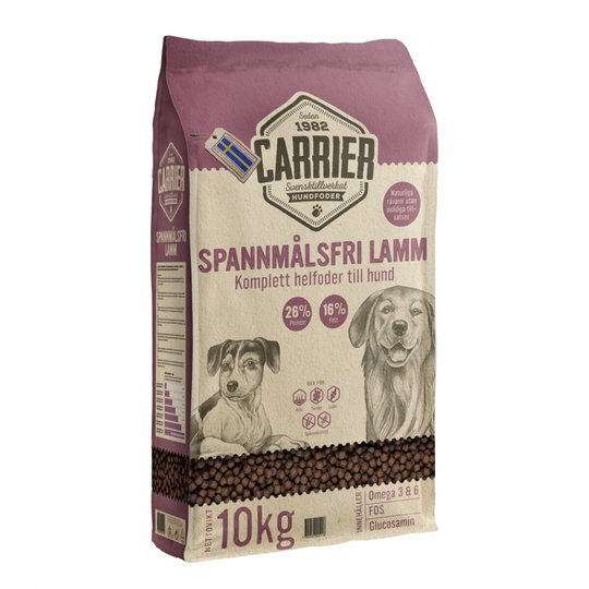 Carrier Spannmålsfri Lamm (10 kg)