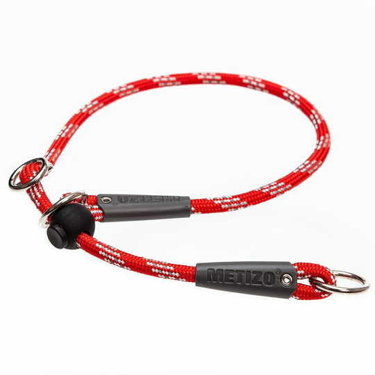 Retrieverhalsband Runt - Röd / 40 cm