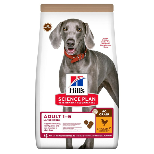 Adult Large Breed No Grain torrfoder med kyckling - 14 kg