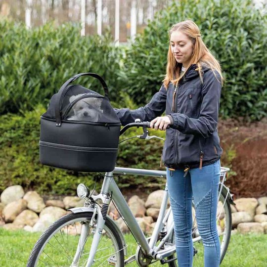 Trixie Cykelkorg Front med Nät