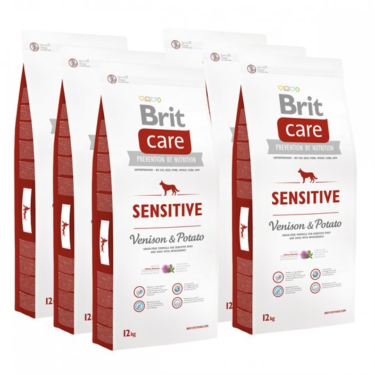 Brit Care Dog Adult Sensitive Venison & Potato 6x12 kg