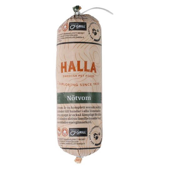 Halla Färskfoder Nötvom 500 g