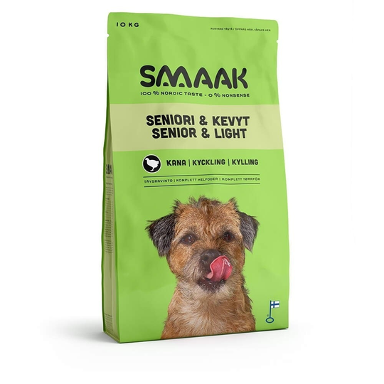 Smaak Dog Senior & Light Kyckling (10 kg)