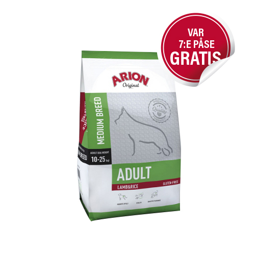Adult Medium Breed Lamm & Ris - 3 kg