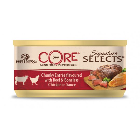 CORE Cat SS Beef & Chicken Chunky 79 g
