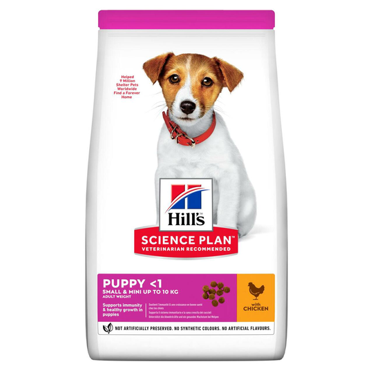 Puppy Small & Mini torrfoder med kyckling - 1,5 kg