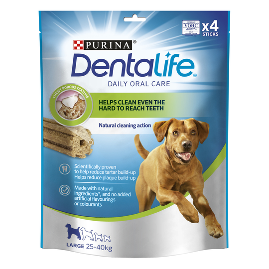 Dentalife tuggpinne Large - Storpack, 36 tuggpinnar