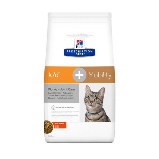 Hill's Prescription Diet Feline k/d+ Mobility Kidney + Joint Care Chicken (2 kg)
