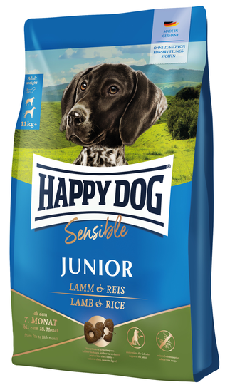 Junior Lamb & Rice foder för unghund - 4 kg