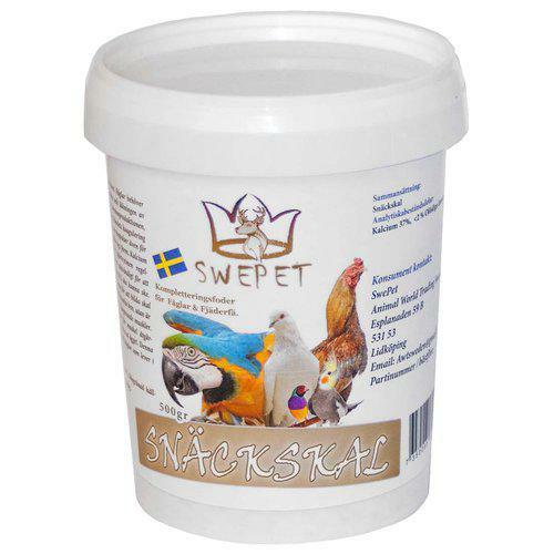 Snäckskal Mineraler för Fågel - 500 g