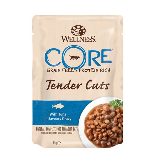 CORE Cat TC Tuna in Gravy 8x85 g
