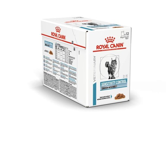 Royal Canin Veterinary Diets Cat Sensitivity Control Loaf Chicken with Rice 12x85 g