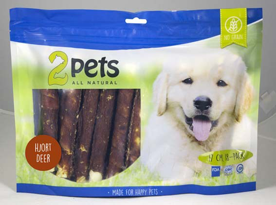 Tuggpinne med hjort för hund - Large