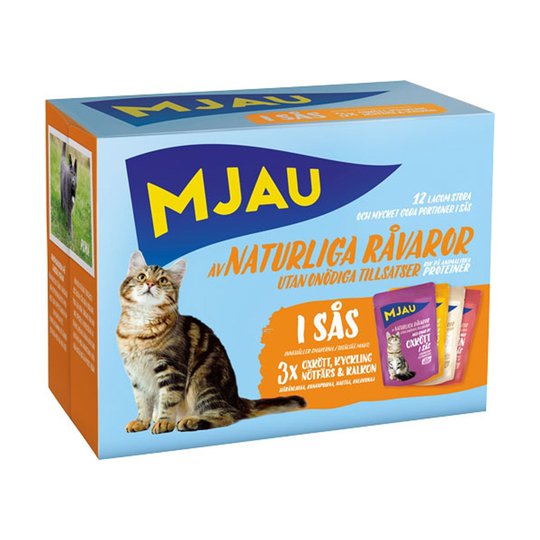 Mjau Multipack Köttsmaker i Sås