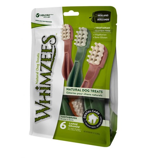 Whimzees Tandborste Large 6-pack