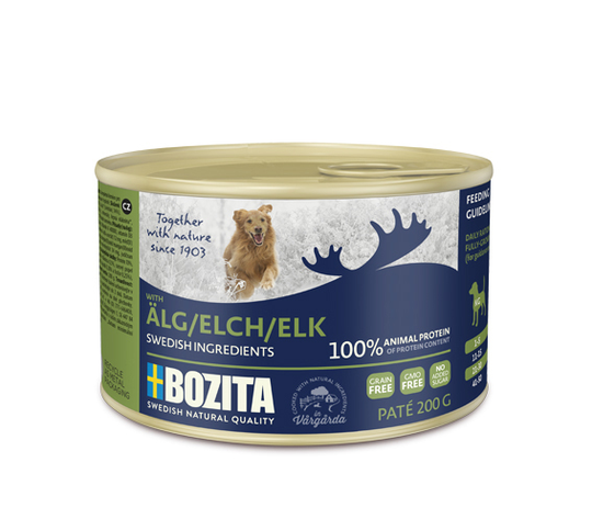 Älg Paté för hund - 20 st x 200 g