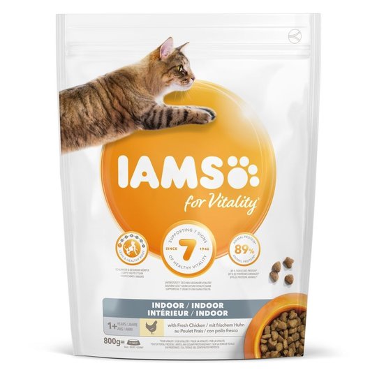 Iams for Vitality Cat Adult Indoor (10 kg)