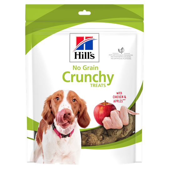 No Grain Crunchy hundgodbitar med kyckling och äpple - 227 g