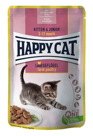 Kitten Junior Fågel - 24 st x 12 g