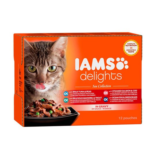 Iams Delights in gravy Multipack Sea