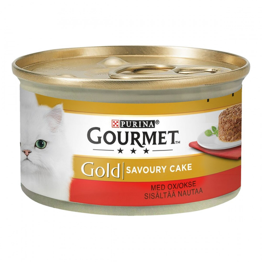 Gourmet Gold Savoury Cake Oxkött 85 g
