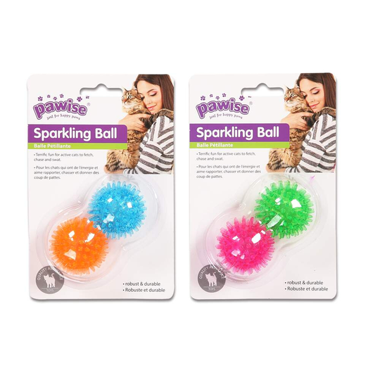 Pawise Sparkling Piggbollar 2-pack