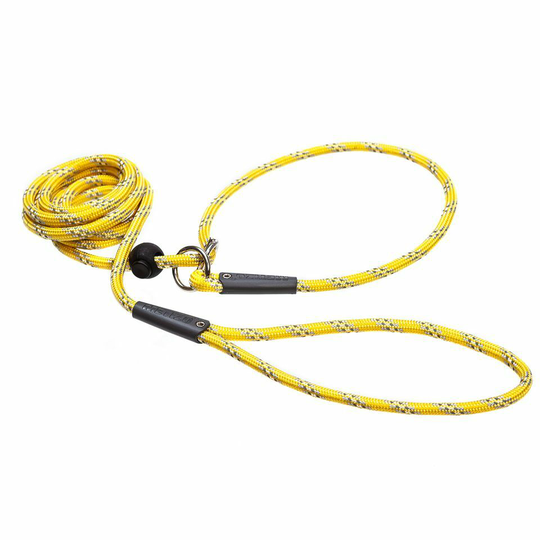 Retrieverkoppel Runt - Gul 3m