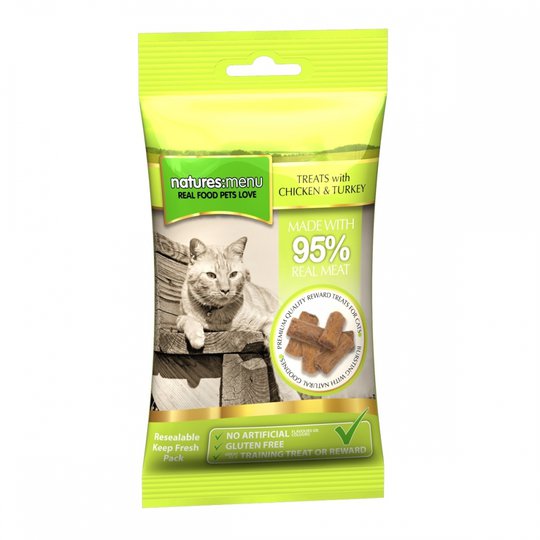 NaturesMenu Kattgodis Kyckling & Kalkon