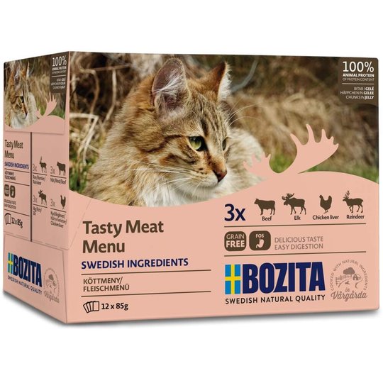 Bozita Cat Kött i Gelé Multipack