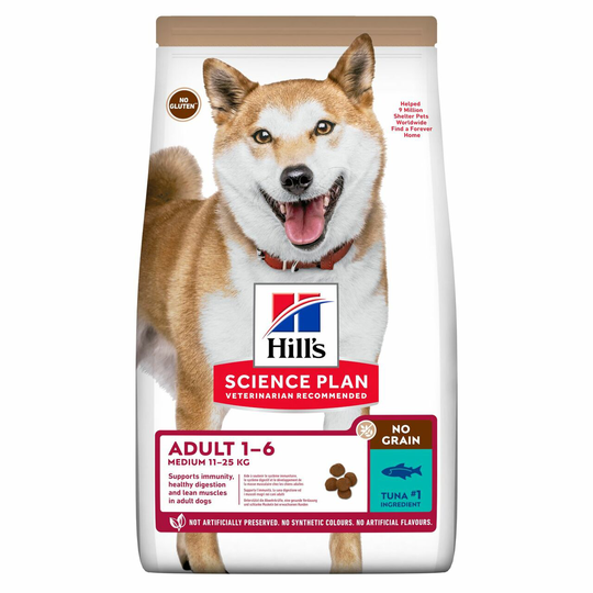 Adult Medium No Grain torrfoder med tonfisk - 2,5 kg