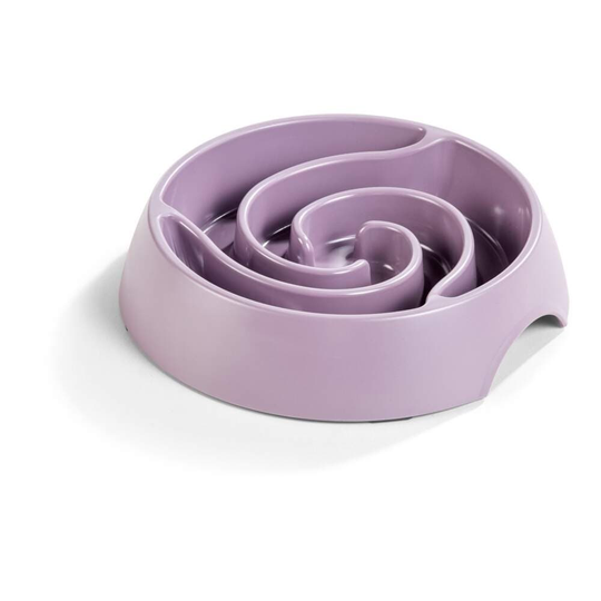 Basic Slow Down Tornado Hundmatskål (Violett)