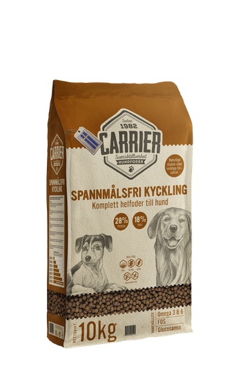 Spannmålsfri Kyckling Hundmat - 10 kg