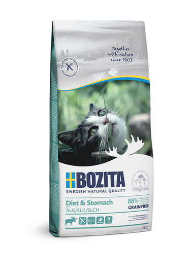Diet & Stomach Spannmålsfritt foder för katt - 2 kg