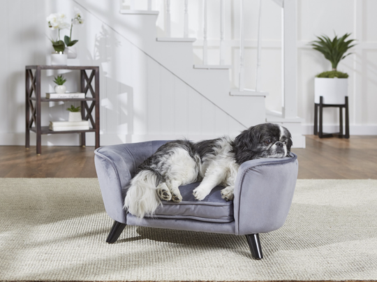 Romy Sofa Grey - Romy Sofa + Svarta Ben