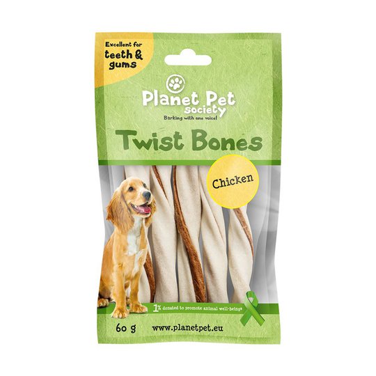 Planet Pet Society Vridet Tuggben Kyckling (11,5 cm)