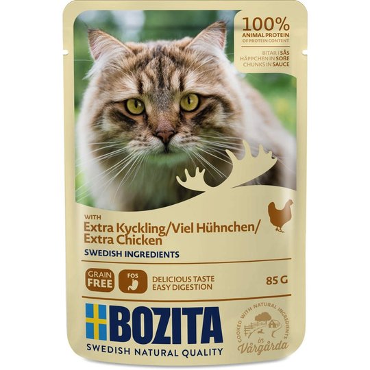 Bozita Feline Bitar i Sås med Kyckling