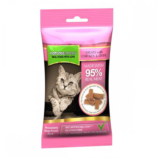 NaturesMenu Kattgodis Kyckling & Lever
