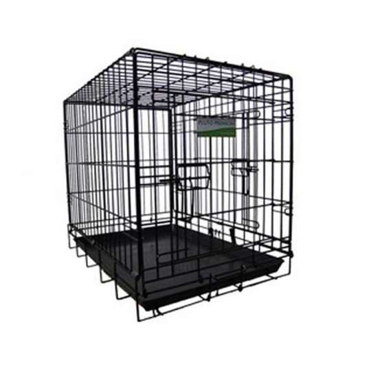 Pluto Premium Travel Cage Black (Large)
